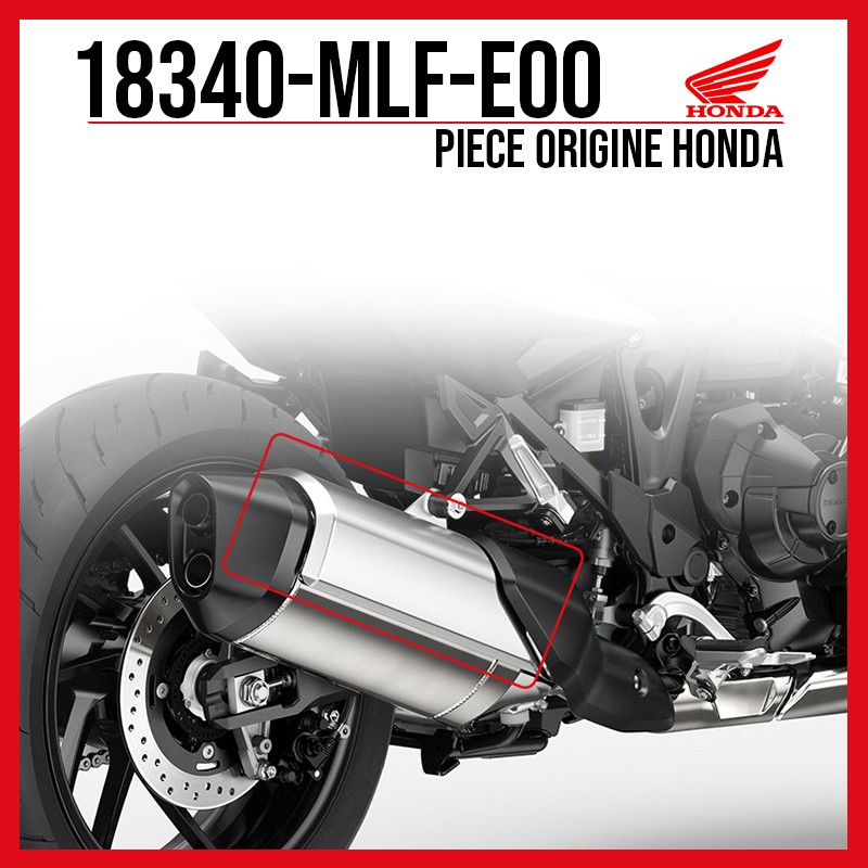 18340-MLF-E00 : Cubierta de protección para el cuerpo del silenciador Honda Honda NT1100