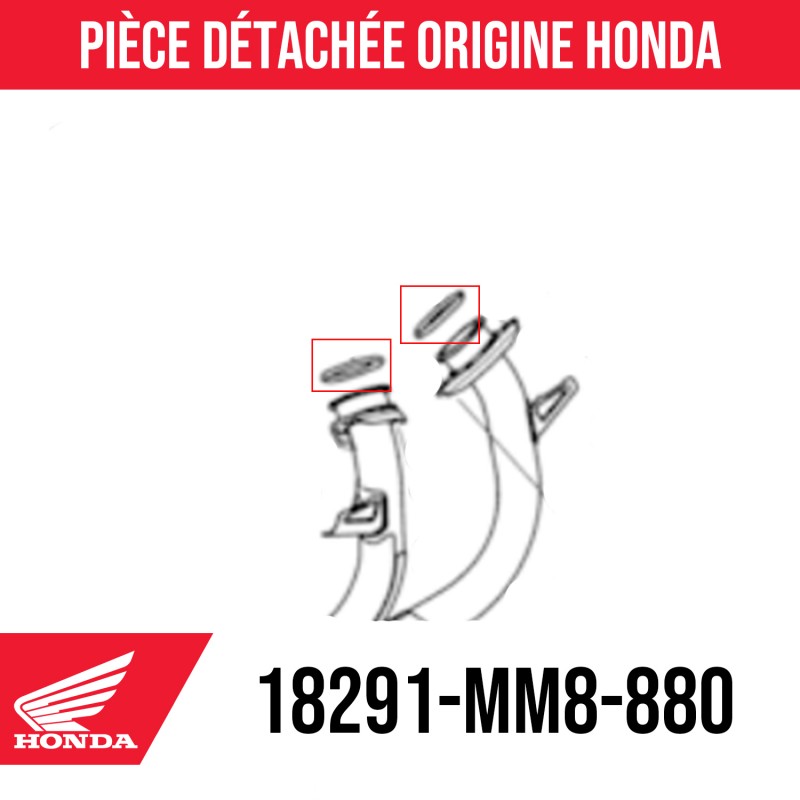 18291-MM8-880 : Guarnizione collettore Honda Honda NT1100