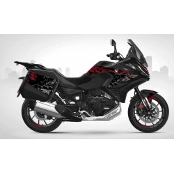 vitesse-nt1100 : Dekorationsset Aufkleber Burn-Out Design Geschwindigkeit Honda NT1100