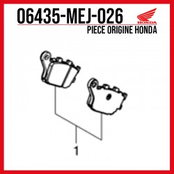 06435-MEJ-026 : Originale Honda Bremsbeläge hinten Honda NT1100